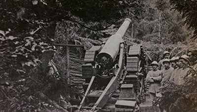 Soldats avec un canon - Josef Zohles