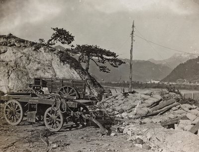 Char militaire sur le Tagliamento - Josef Zohles