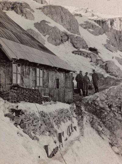 Album "Meine weltkriegs - Erinnerungen South-West Front (Carinthie, Italie, Tyrol du Sud) 31/03/1915-12/11/1918 - Josef Zohles Wien": caserne militaire - Josef Zohles