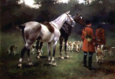 La chasse - Josep Cusachs y Cusachs
