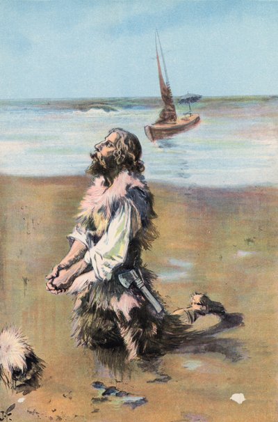 Robinson Crusoé : Je rends grâce pour ma délivrance - Joseph (after) Finnemore