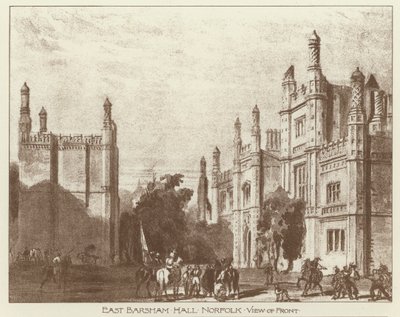East Barsham Hall, Norfolk - Joseph (after) Nash
