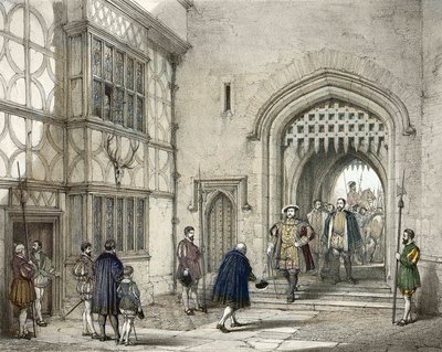 Henri VIII (1491-1547) au château de Hever dans le Kent, d