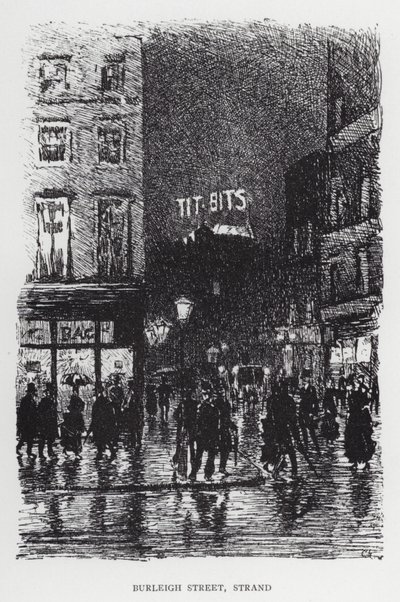 Rue Burleigh, Strand - Joseph (after) Pennell