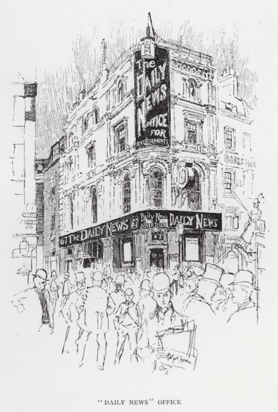 Bureau du "Daily News" - Joseph (after) Pennell