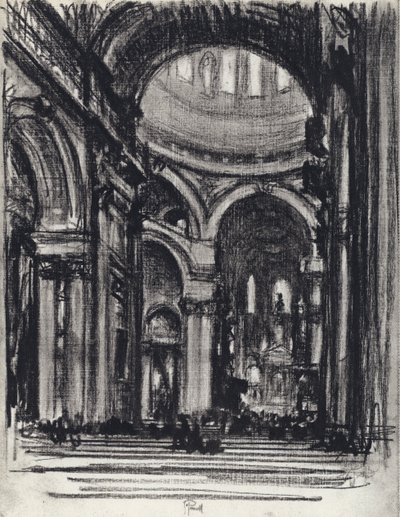 Saint-Paul, La Nef - Joseph (after) Pennell