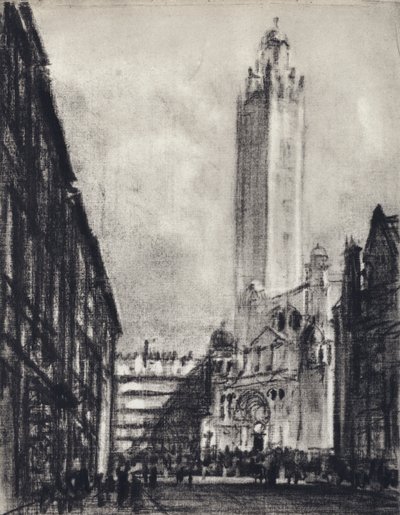 La Cathédrale, Westminster - Joseph (after) Pennell