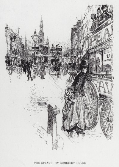 Le Strand, près de Somerset House - Joseph (after) Pennell