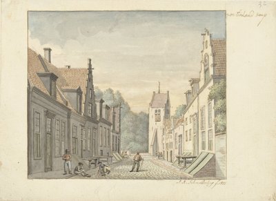 Rue dans le village d