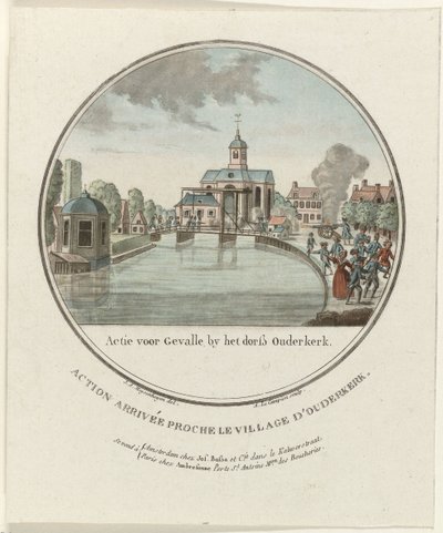 Attaque à Ouderkerk aan de Amstel, 1787 - Joseph Alexandre Le Campion
