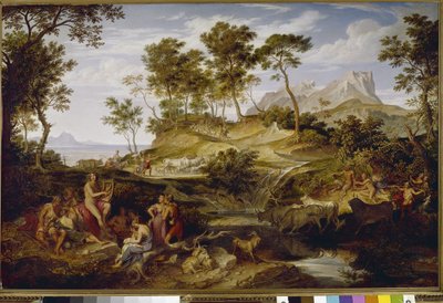 Apollon parmi les bergers thessaliens - Joseph Anton Koch