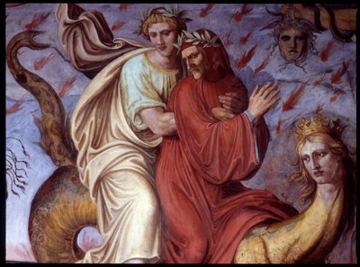 La Divine Comédie de Dante - Détail représentant l