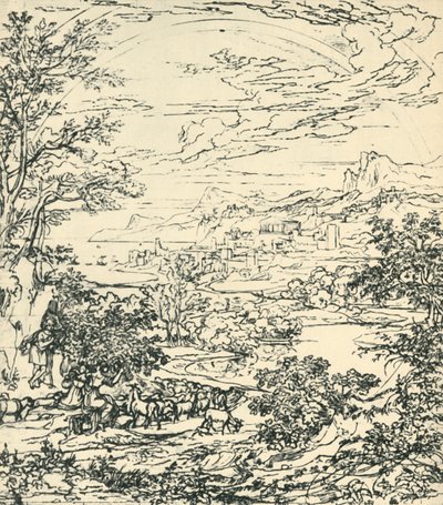 Paysage avec arc-en-ciel, fin du 18ème-début du 19ème siècle, 1943 - Joseph Anton Koch