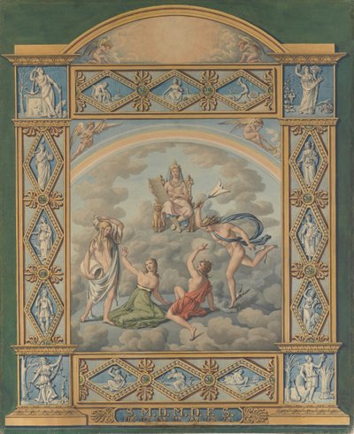 Calendrier hebdomadaire, 1822 - Joseph Anton Koch