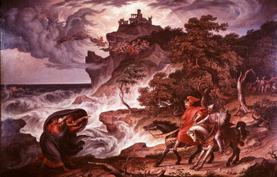 Macbeth et les sorcières, 1835 - Joseph Anton Kock