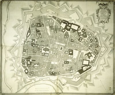 Plan gravé de Vienne, 1770 - Joseph Anton Nagel