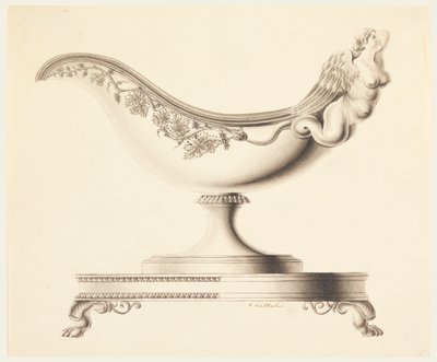 Conception pour une saucière - Joseph Anton Seethaler Ii