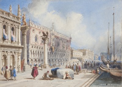 Venise, collé dans le Journal de Thomas Moody d