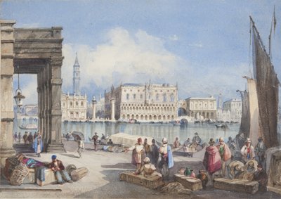 "Venise", collé sur la page de titre du Journal de Thomas Moody d