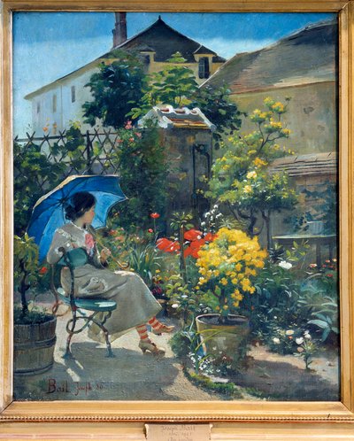 Dans le jardin - Joseph Bail
