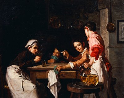 Les jeunes joueurs de cartes - Joseph Bail