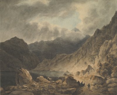 Tempête sur un lac, 1800-1811 - Joseph Barber.