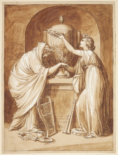 Dessin allégorique - Joseph Bergler