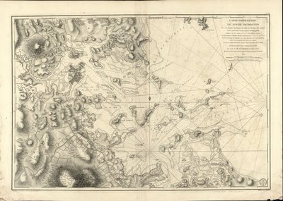 Carte spéciale du port de Boston avec les sondes, les bancs de sable, les rochers, les amarres et autres directions utiles pour la navigation - Joseph Bernard; Des Barres Chabert