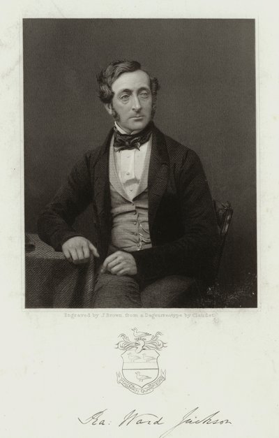 Ralph Ward Jackson, avocat britannique, président de chemin de fer, homme politique conservateur et député de Hartlepool - Joseph Brown