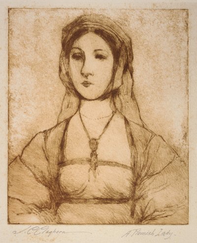 Une dame flamande - Joseph C. Claghorn