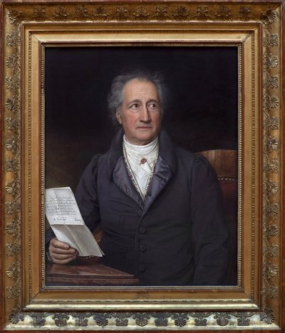 Johann Wolfgang von Goethe (1749-1832). Peinture par Joseph Stieler (1781-1858), huile sur toile - Joseph Carl Stieler