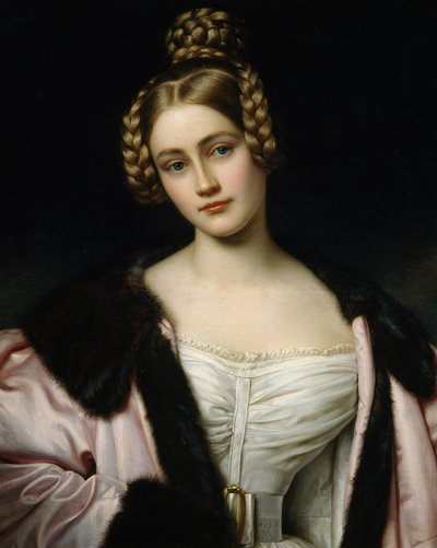 Portrait de Caroline Grafin Holnstein (1815-59) - Joseph Carl Stieler