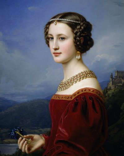 Portrait de Cornelia Vetterlein - Joseph Carl Stieler