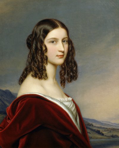 Portrait de Friederike Von Freiin Gumppenberg - Joseph Carl Stieler