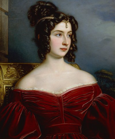Portrait de la marquise Marianna Florenzi - Joseph Carl Stieler