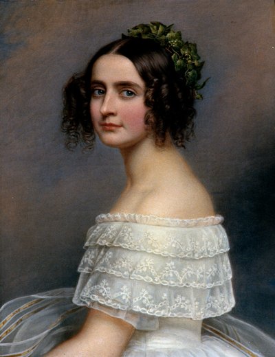 Portrait de la princesse Alexandra de Bavière - Joseph Carl Stieler