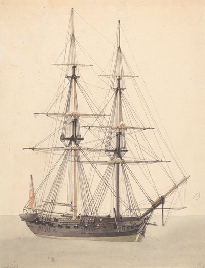 Corvette unique. Proue en avant - Joseph Cartwright
