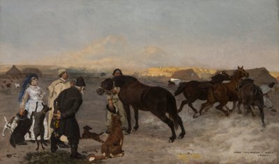 À la ferme - Joseph Chelmonski