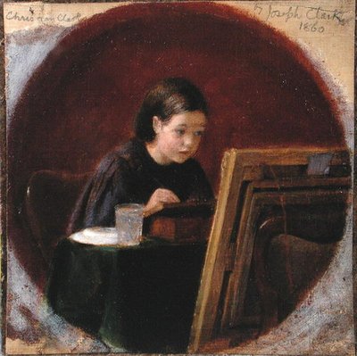 Portrait de Christina Mary Clark, vers 1860 - Joseph Clark