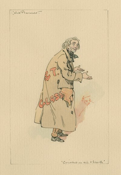 Caleb Plummer - Le Grillon du Foyer, vers les années 1920 - Joseph Clayton Clarke