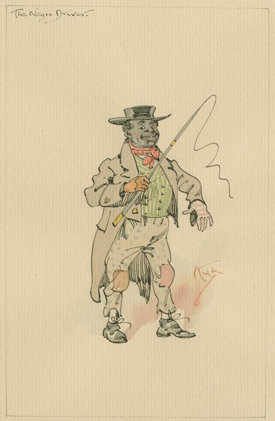 Le conducteur noir, c.1920s - Joseph Clayton Clarke