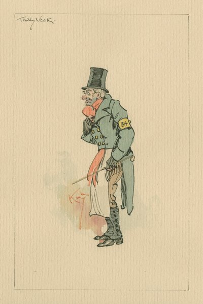 Trotty Veck - Les Carillons, vers 1920 - Joseph Clayton Clarke