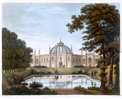 Pavillon de Brighton, Sussex, vers 1816 - Joseph Constantine Stadler
