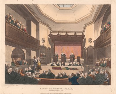 Cour des Plaids Communs, Westminster Hall - Joseph Constantine Stadler