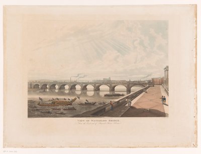 Vue du pont de Waterloo, depuis l