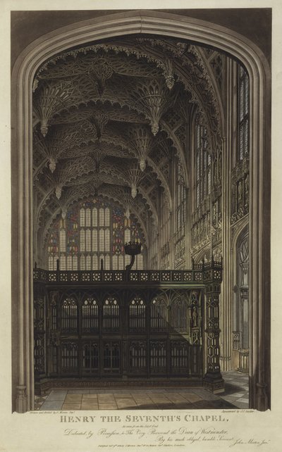 Chapelle Henri VII, Abbaye de Westminster, Londres - Joseph Constantine Stadler