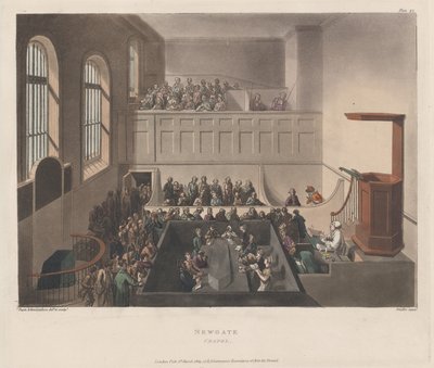 Chapelle de Newgate, 1809 - Joseph Constantine Stadler