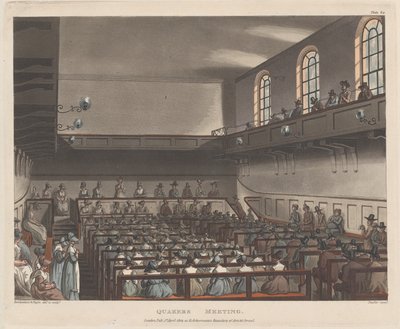 Réunion des Quakers, 1er avril 1809 - Joseph Constantine Stadler