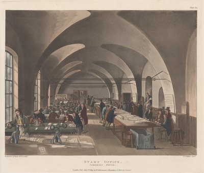 Bureau des timbres, Somerset House - Joseph Constantine Stadler