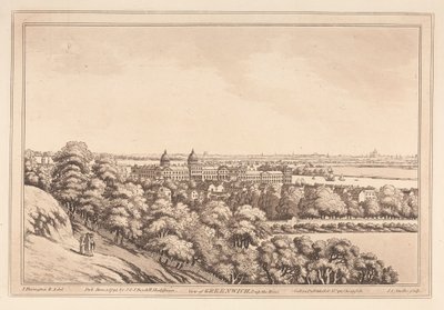 Vue de Greenwich et de la rivière - Joseph Constantine Stadler
